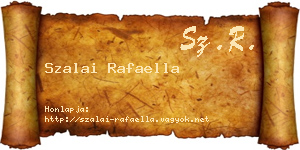 Szalai Rafaella névjegykártya